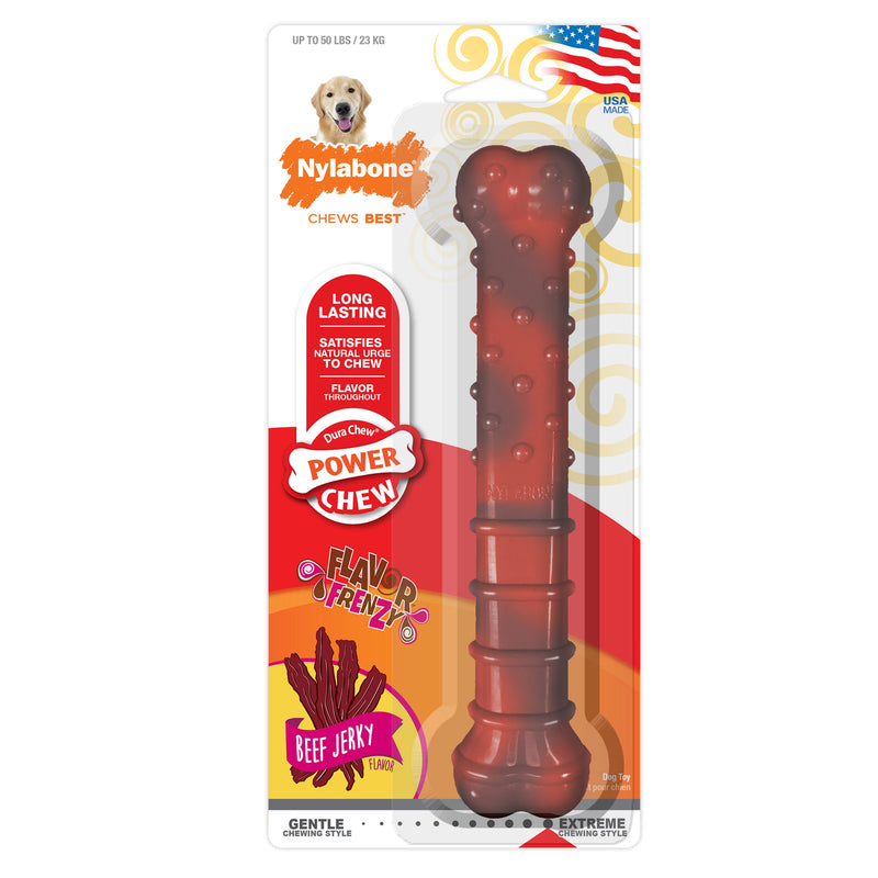 Nylabone Power Chew Textured Beef Jerky Flavor Giant