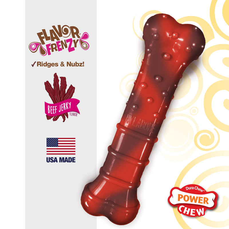 Nylabone Power Chew Textured Beef Jerky Flavor Regular
