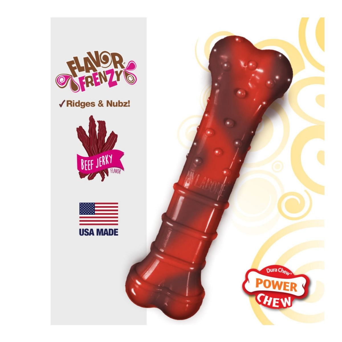Nylabone Power Chew Textured Beef Jerky Flavor Petite