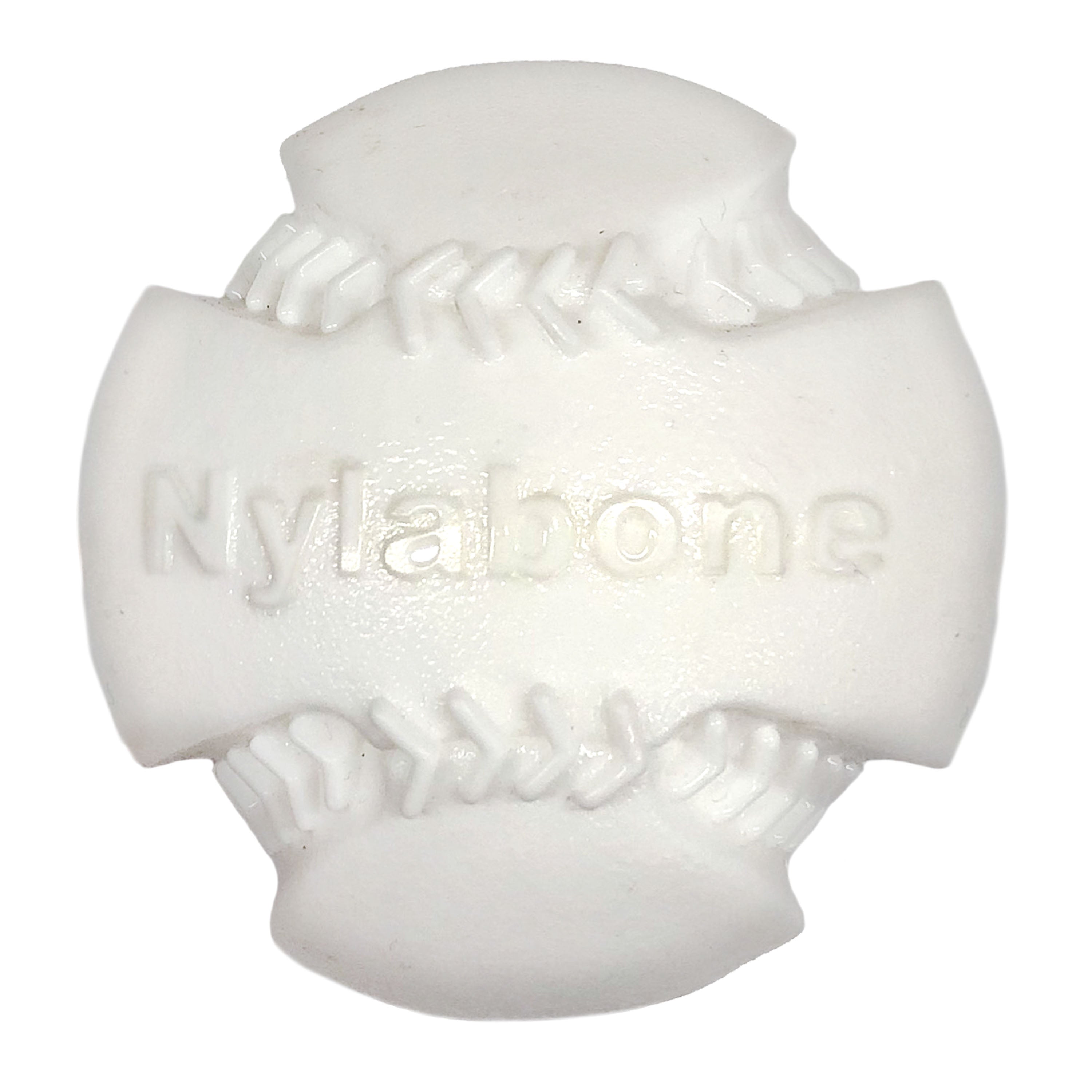 Nylabone Power Play Dog Baseball Gripz 1ea/Medium/Wolf  Up To 35 Lbs. 1 ct