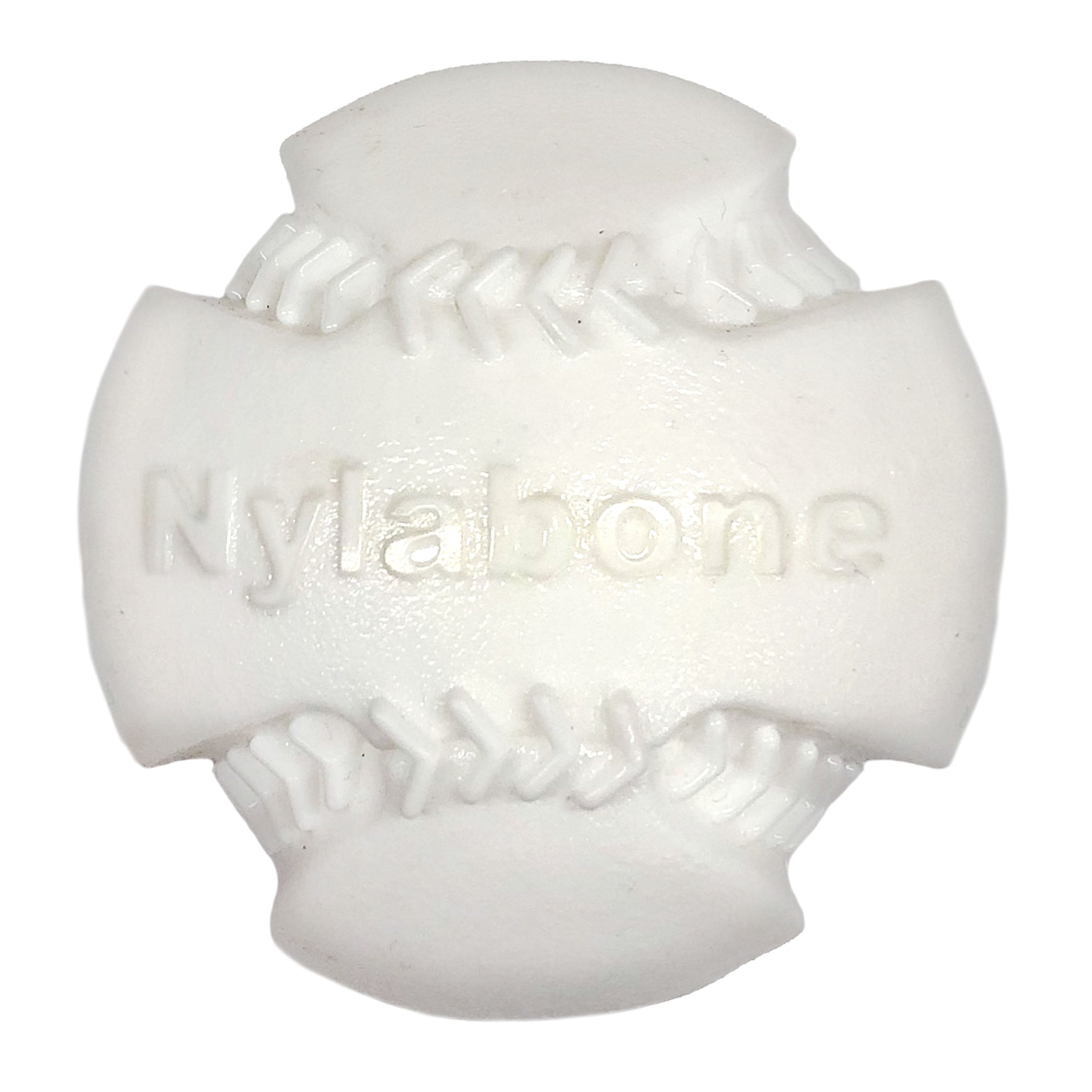 Nylabone Power Play Dog Baseball Gripz 1ea/Medium/Wolf  Up To 35 Lbs. 1 ct