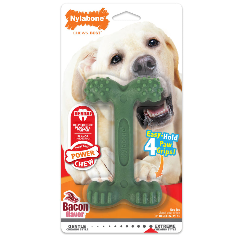 Nylabone Power Chew EasyHold Dog Dental Chew Toy 1ea/Large/Giant  Up To 50 Lbs. 1 ct