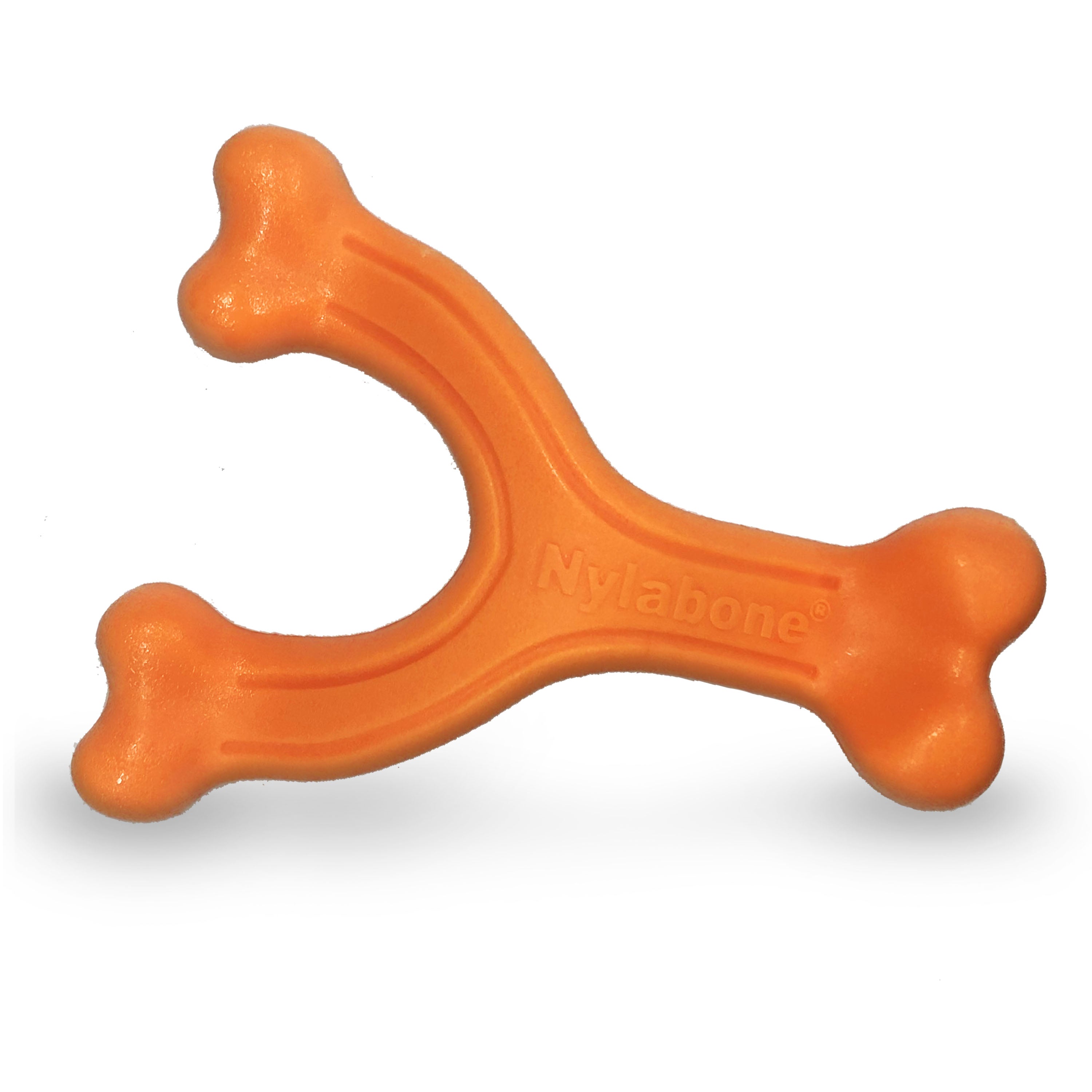 Nylabone Silver Collection Power Chew Wishbone Chew Toy for Senior Dogs Bison Flavor 1ea/Large/Giant - Up To 50 lb