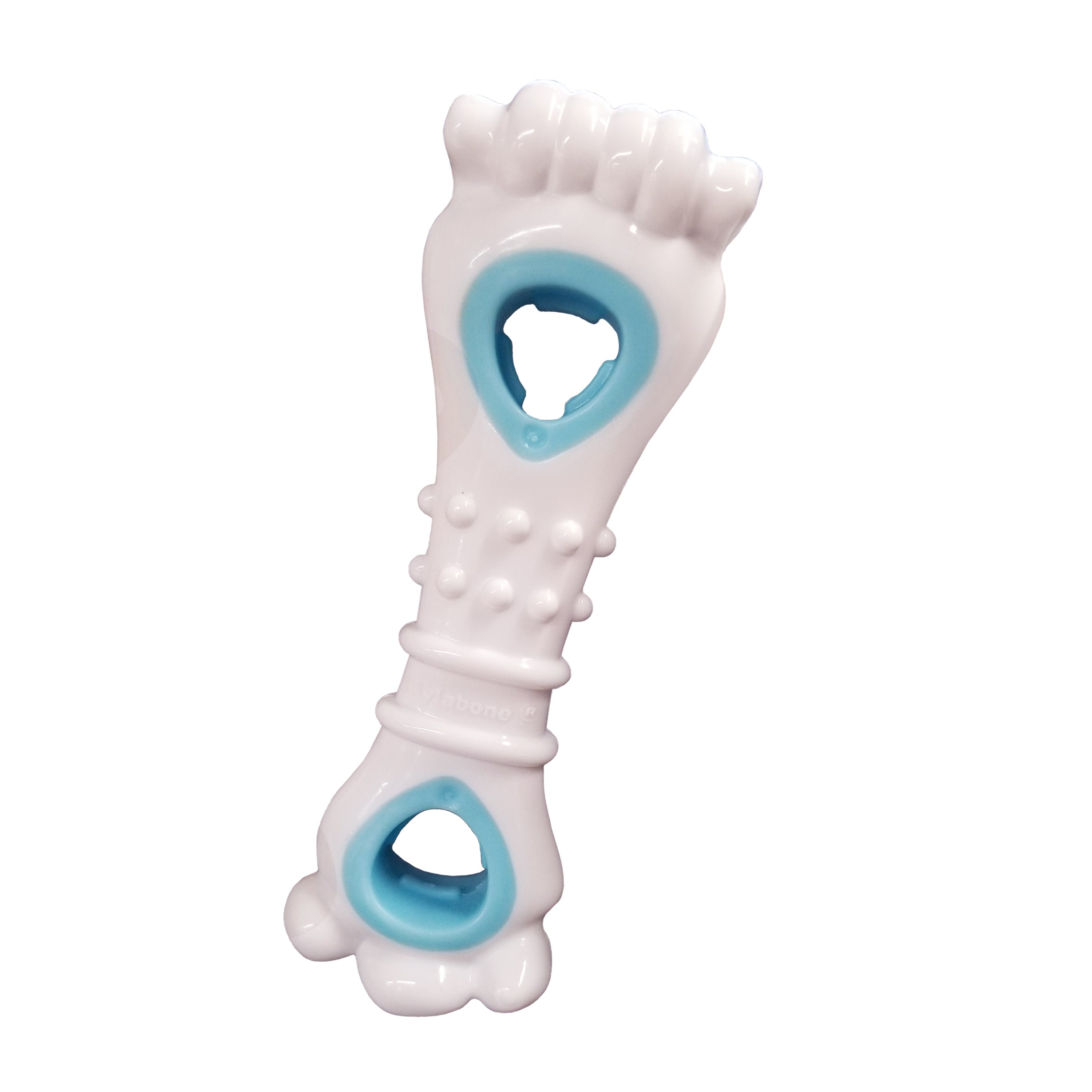 Nylabone Puppy Power Chew Souper Bone  PopIn Puppy Treat Toy Combo Chicken, 1ea/Medium/Wolf  Up To 35 Lbs. 1 ct
