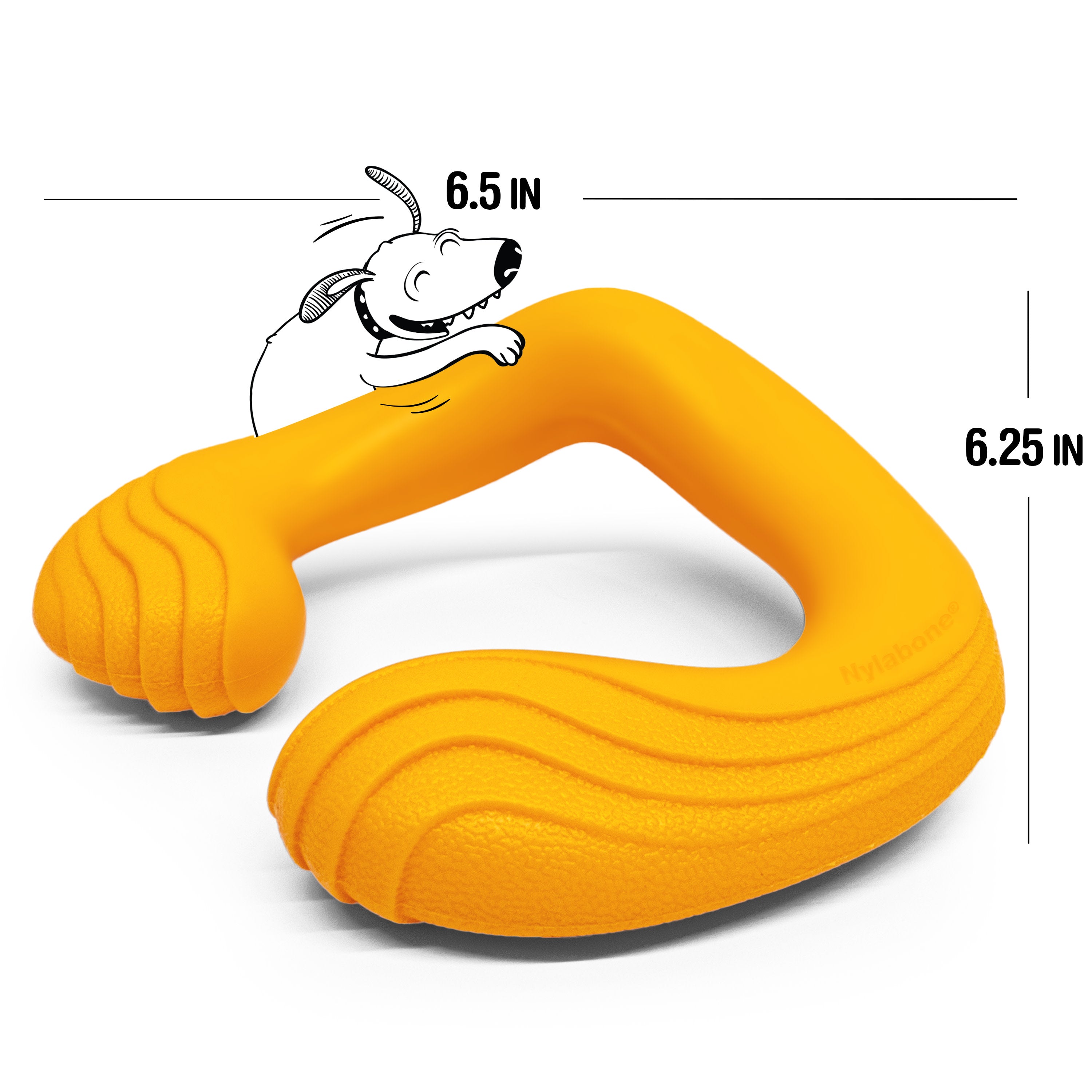 Nylabone Creative Play CShuu Dog Chase Toy Orange, 1ea/Large/Giant  Up To 50 Lbs. 1 ct