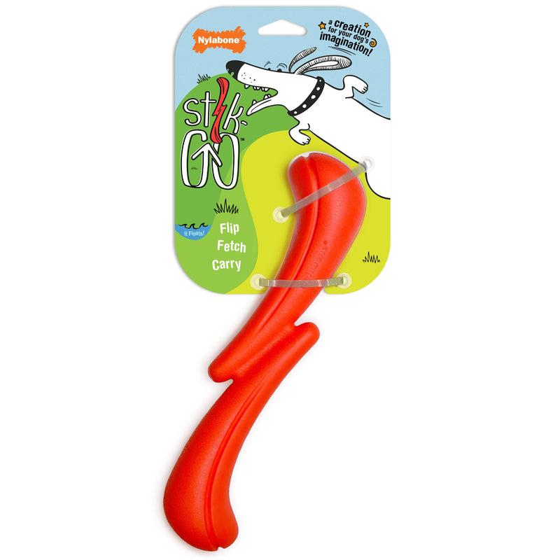 Nylabone Creative Play StikGO Dog Fetch Toy Red, 1ea/Large/Giant  Up To 50 Lbs. 1 ct
