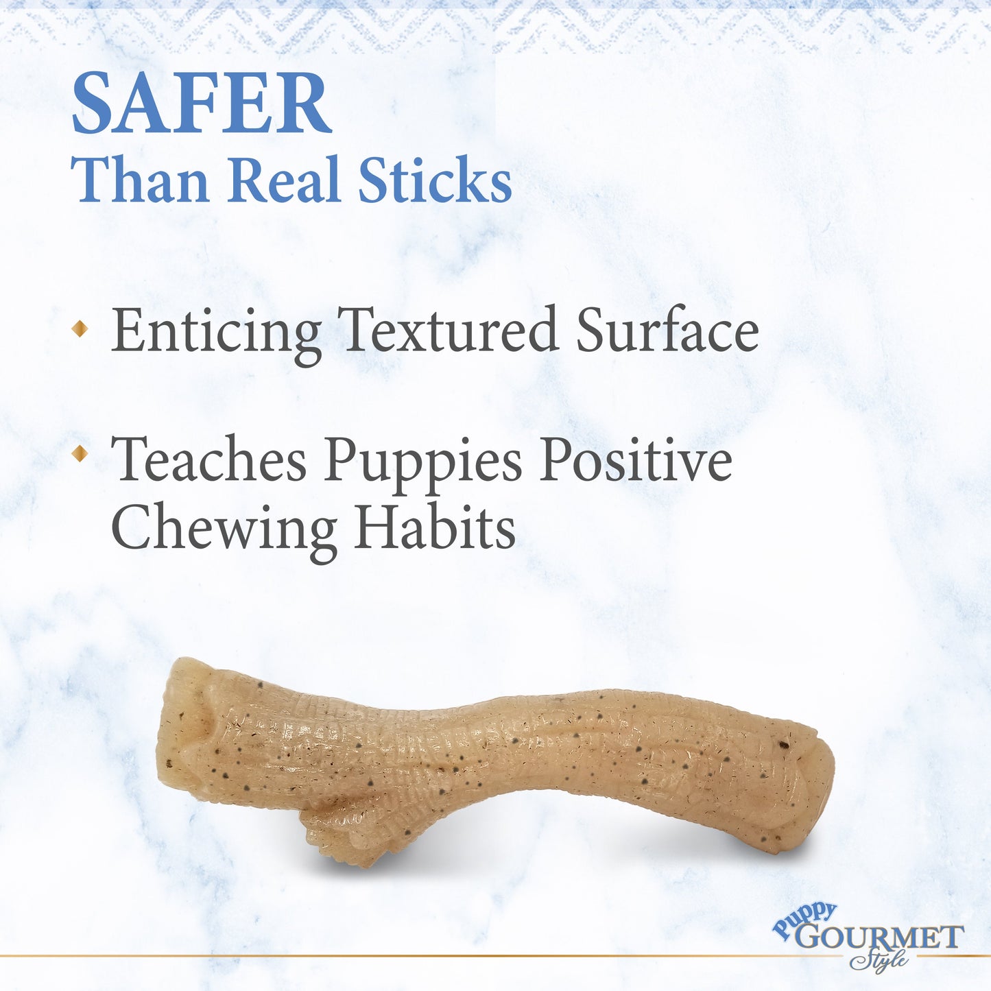 Nylabone Gourmet Style Strong Stick Puppy Chew Toy Chicken, 1ea/Medium/Wolf  Up To 35 Lbs. 1 ct