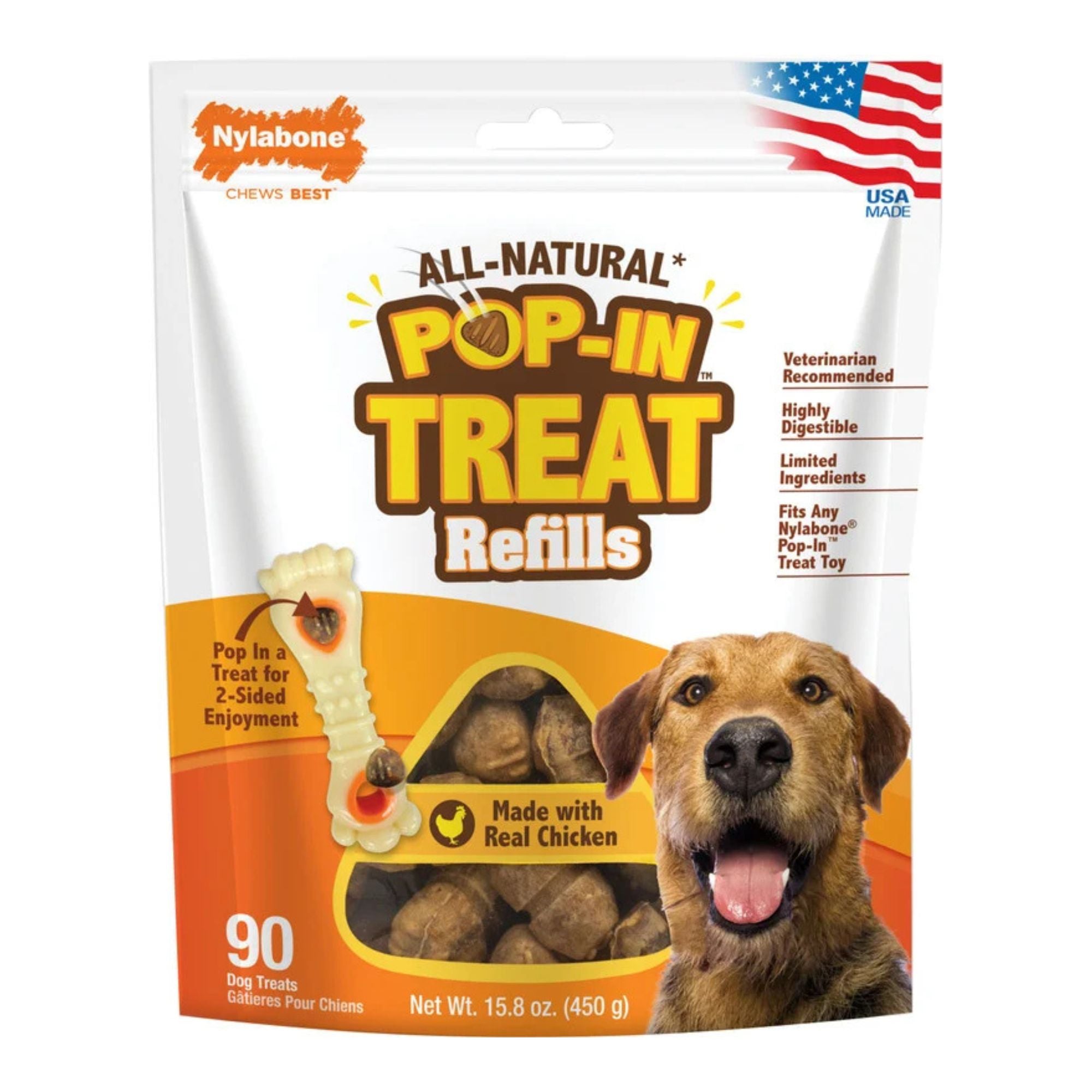 Nylabone Power Chew Pop-in Treat Refill