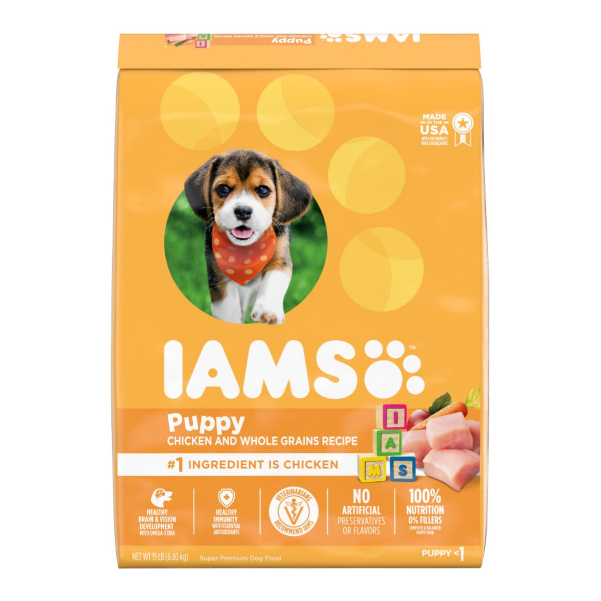 Iams ProActive Health Smart Puppy Food Dog Food 15lbs