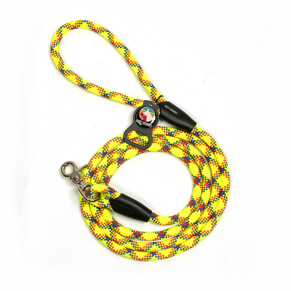 Classic Dog Leash - Greens/Yellows