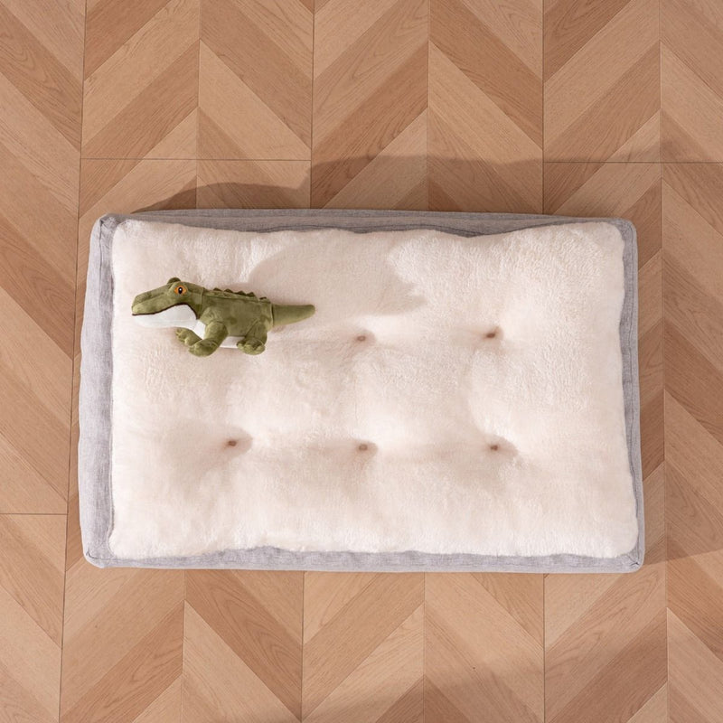 Territory Dog & Cat Khaki Lounger Bed, 30" x 20"
