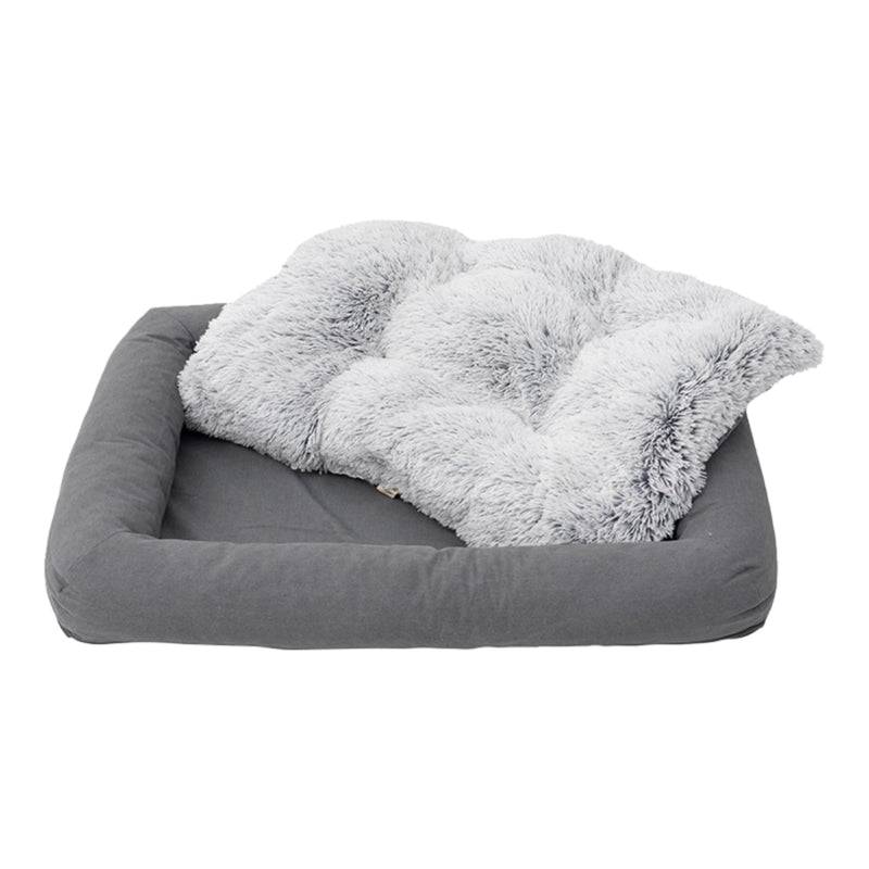 Tall Tails Dog & Cat Grey All In One Bed, 44" x 34"