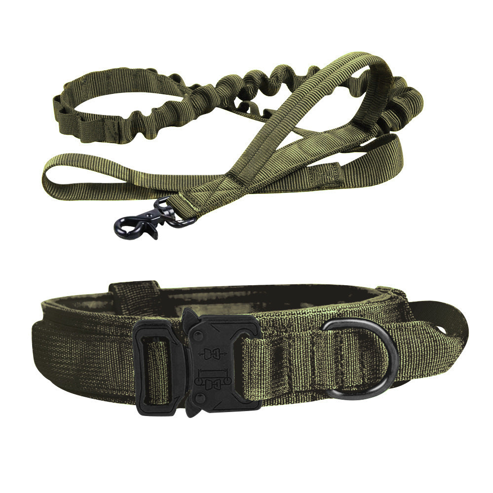 Tactical Dog Collar Dog Leash Tactical Collar Dog Leash Pet Outdoor Collar Training Pet Supplies