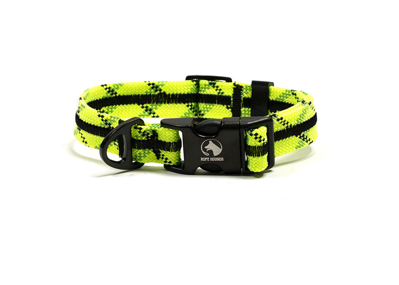 Adventure Dog Collar - Greens/Yellows