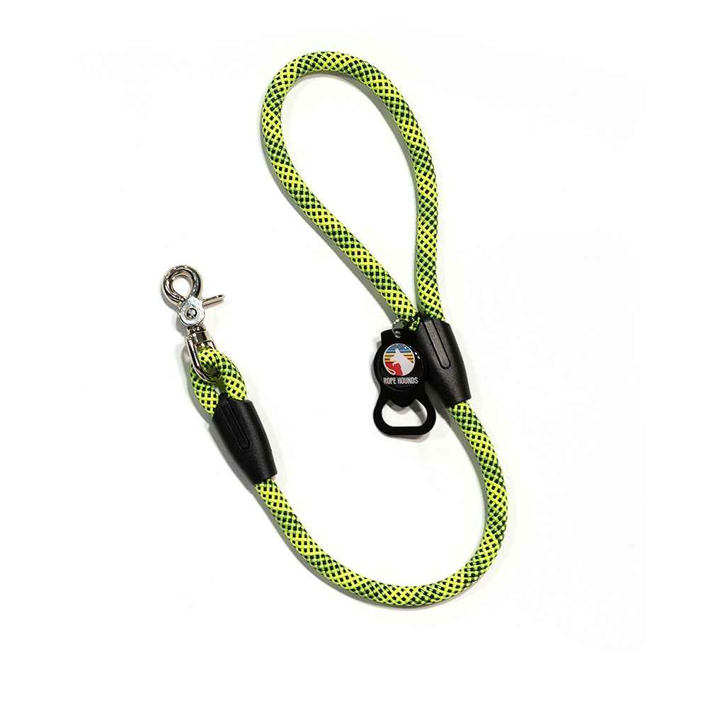2' Dog Traffic Lead - Greens/Yellows
