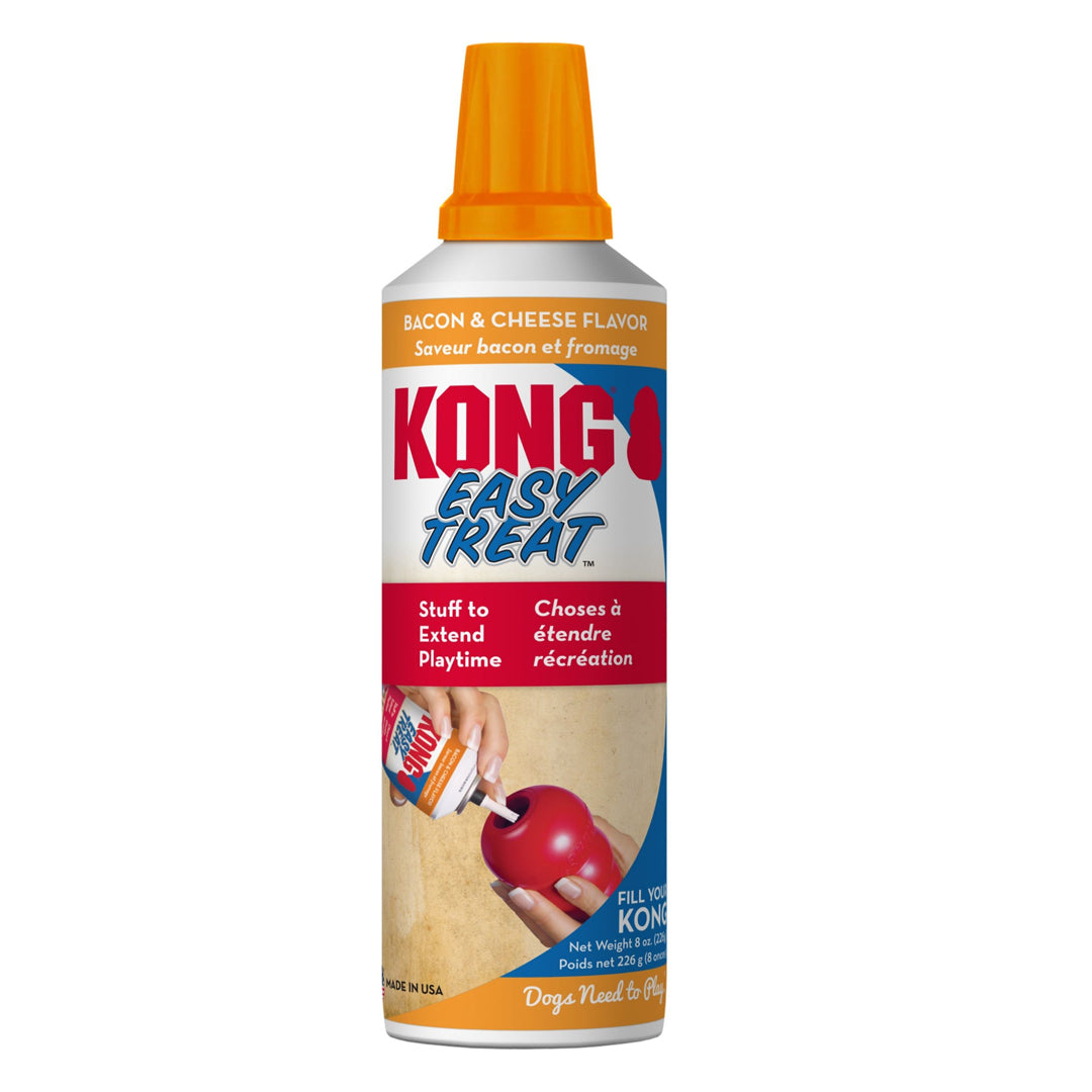 KONG Easy Treat Paste Dog Treat Bacon and Cheese 8oz