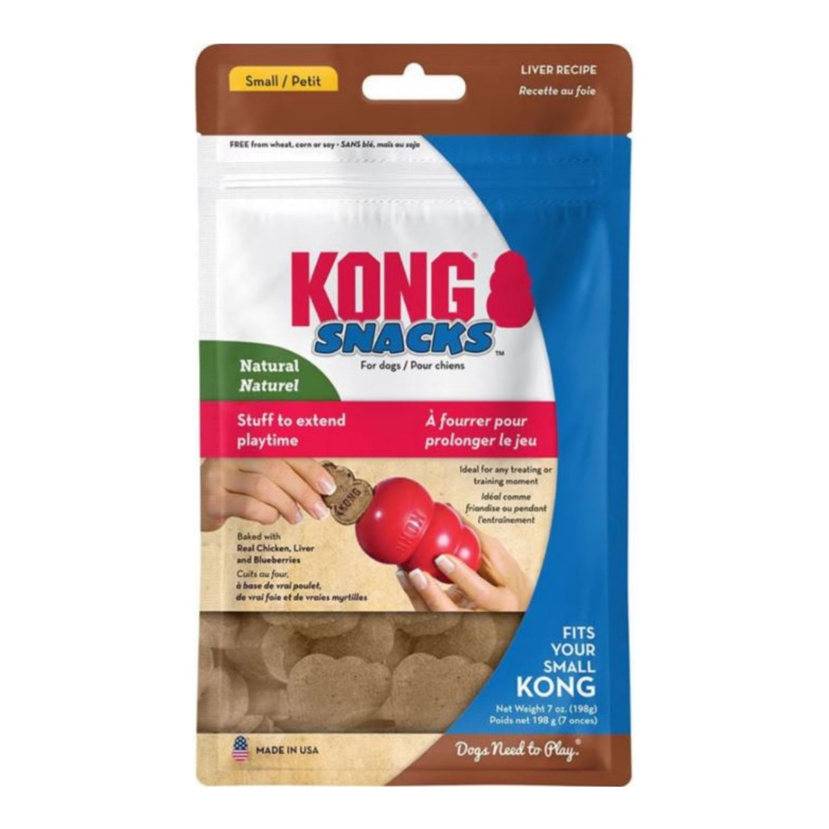 KONG Snacks Dog Treat Liver Small 8oz