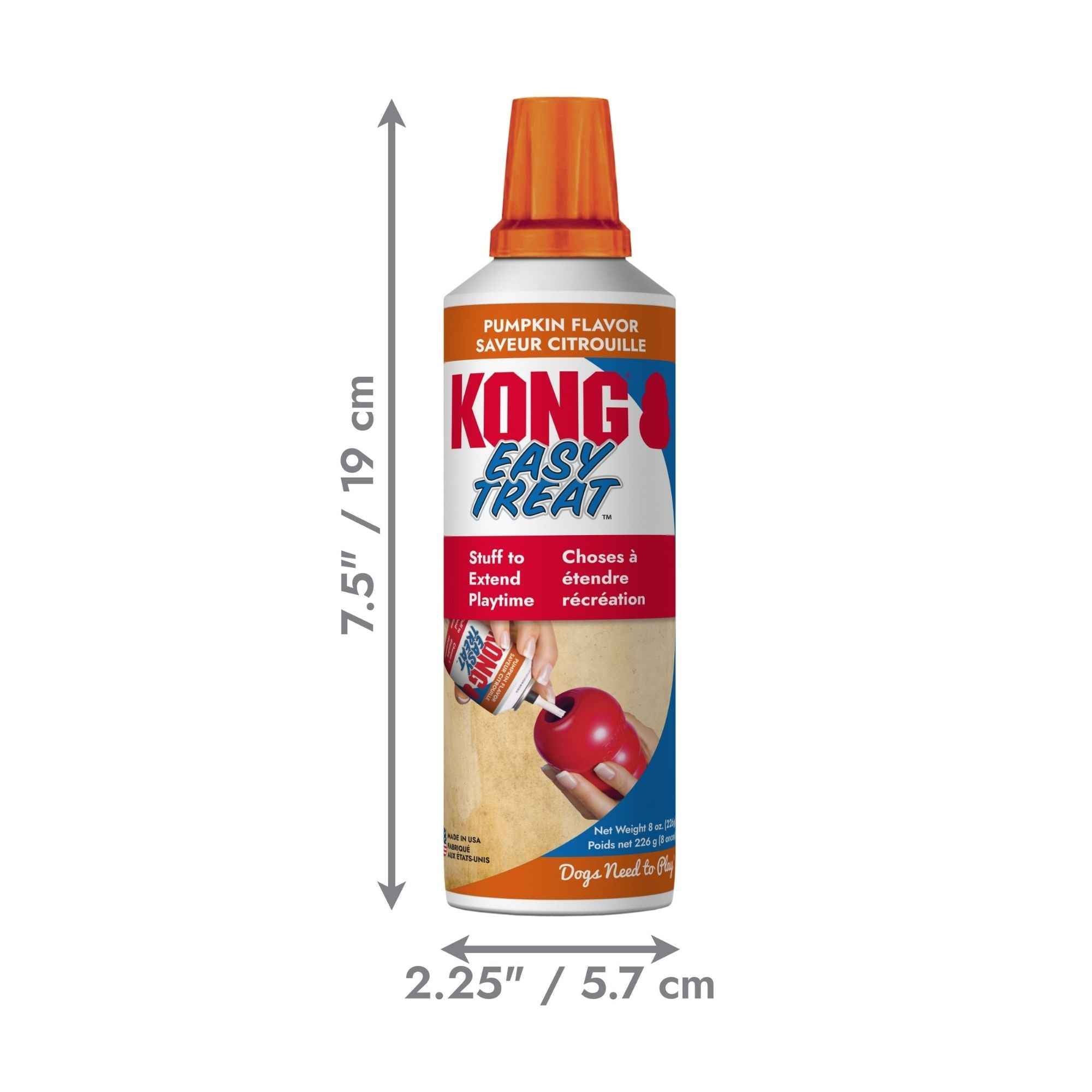 KONG Easy Dog Treat Pumpkin Pumpkin 1ea/8oz.