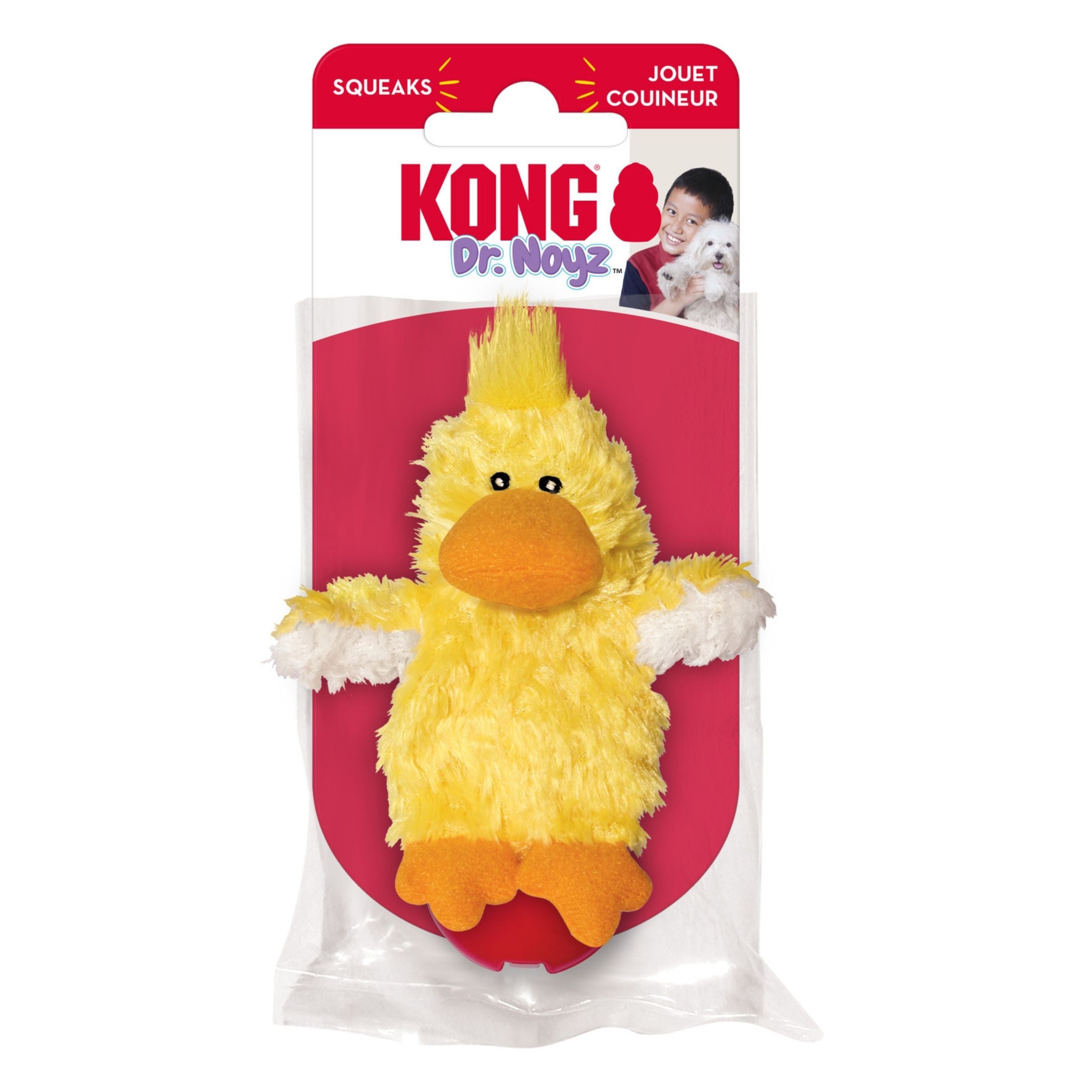 Kong Unstuffed Dog Toy Duck With Squeaker 1ea/Xs Default Title