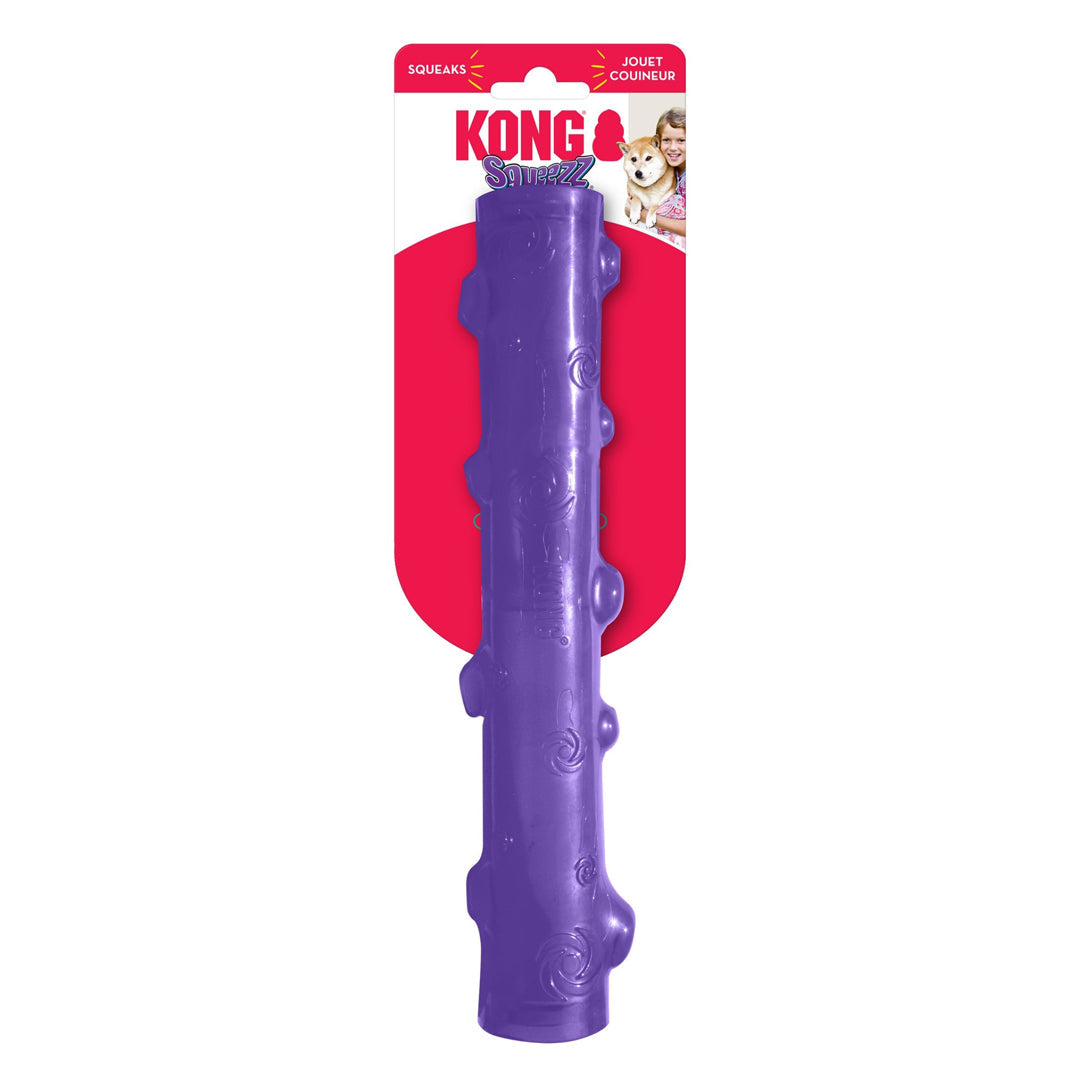 KONG Squeezz Stick Dog Toy Assorted Color Large