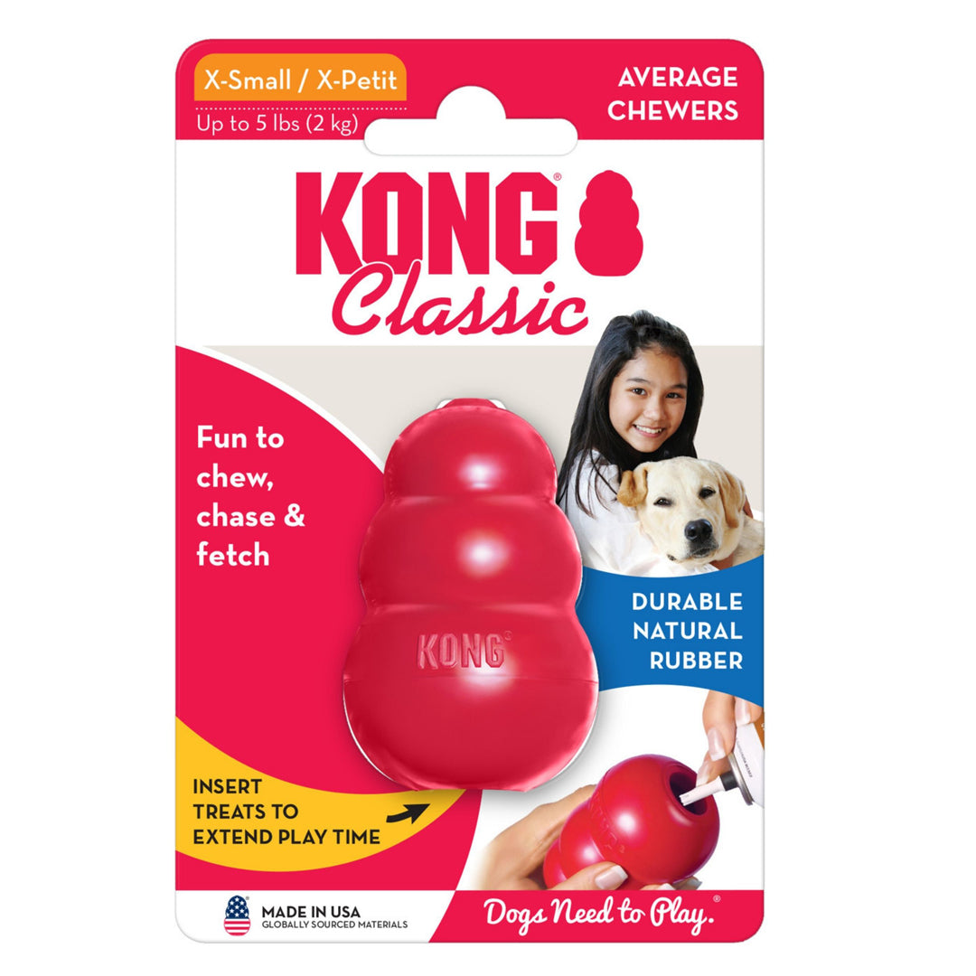 KONG Classic Dog Toy Red X-Small