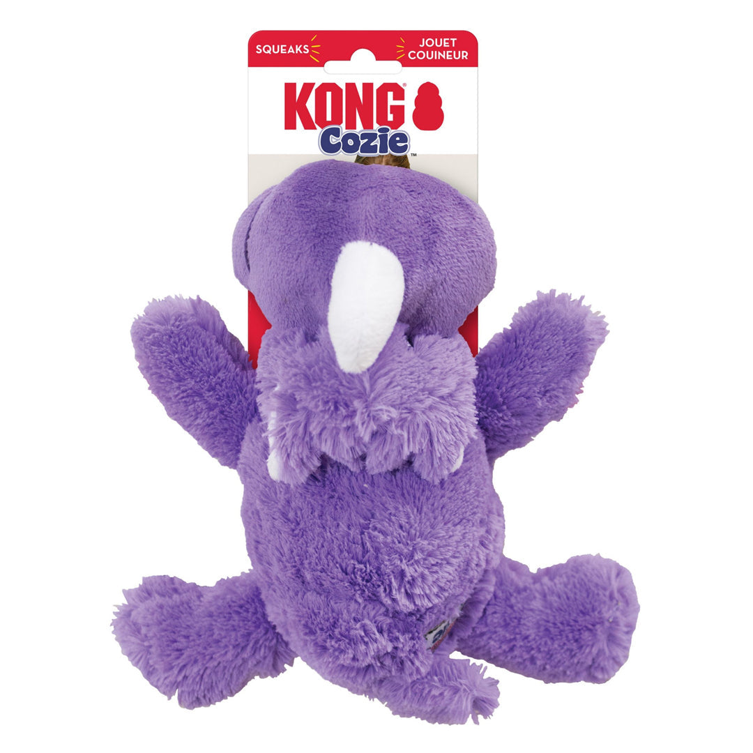 KONG Cozie Plush Dog Toy Rosie Rhino Medium