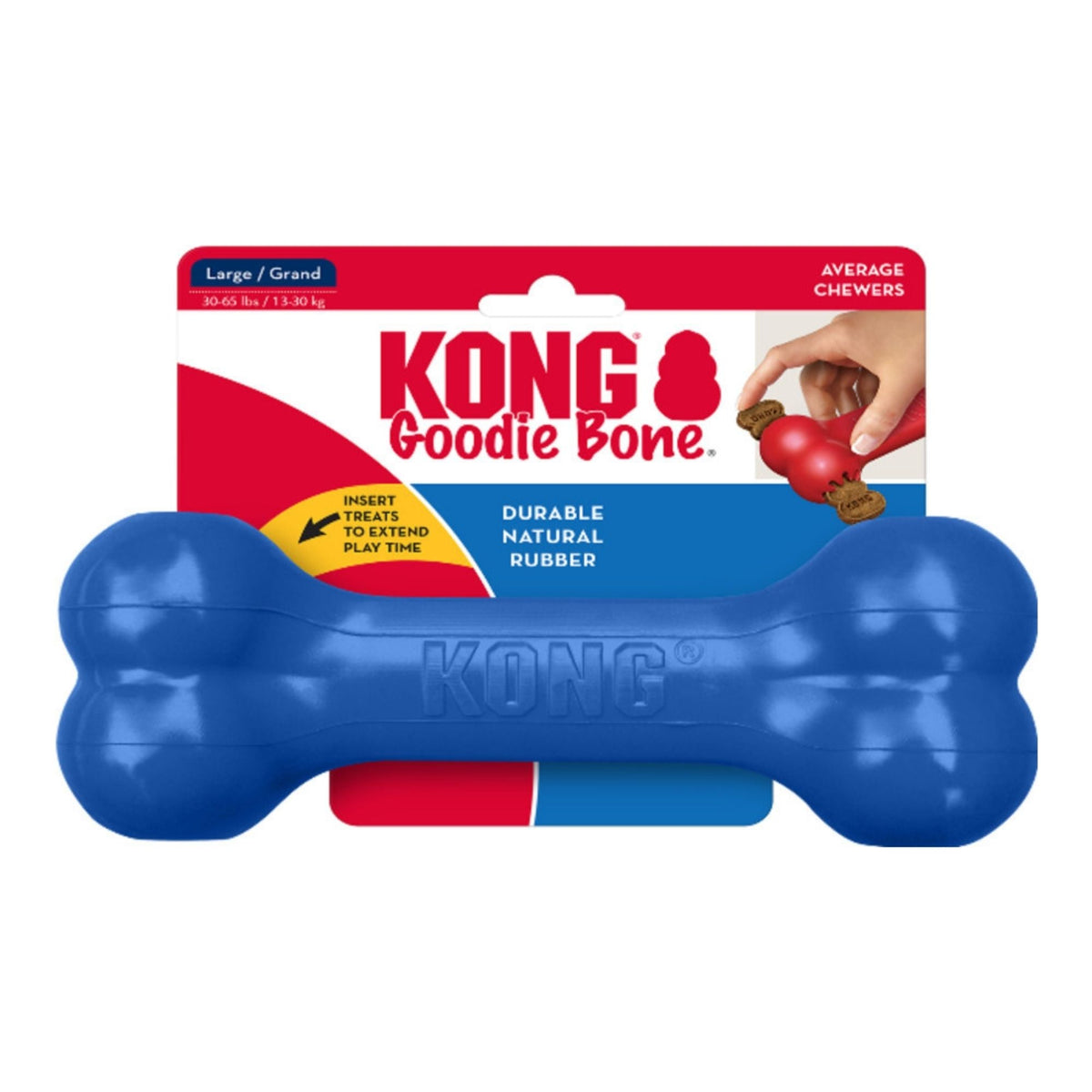 Kong Old Glory Goodie Bone Dog Toy 1ea/XL