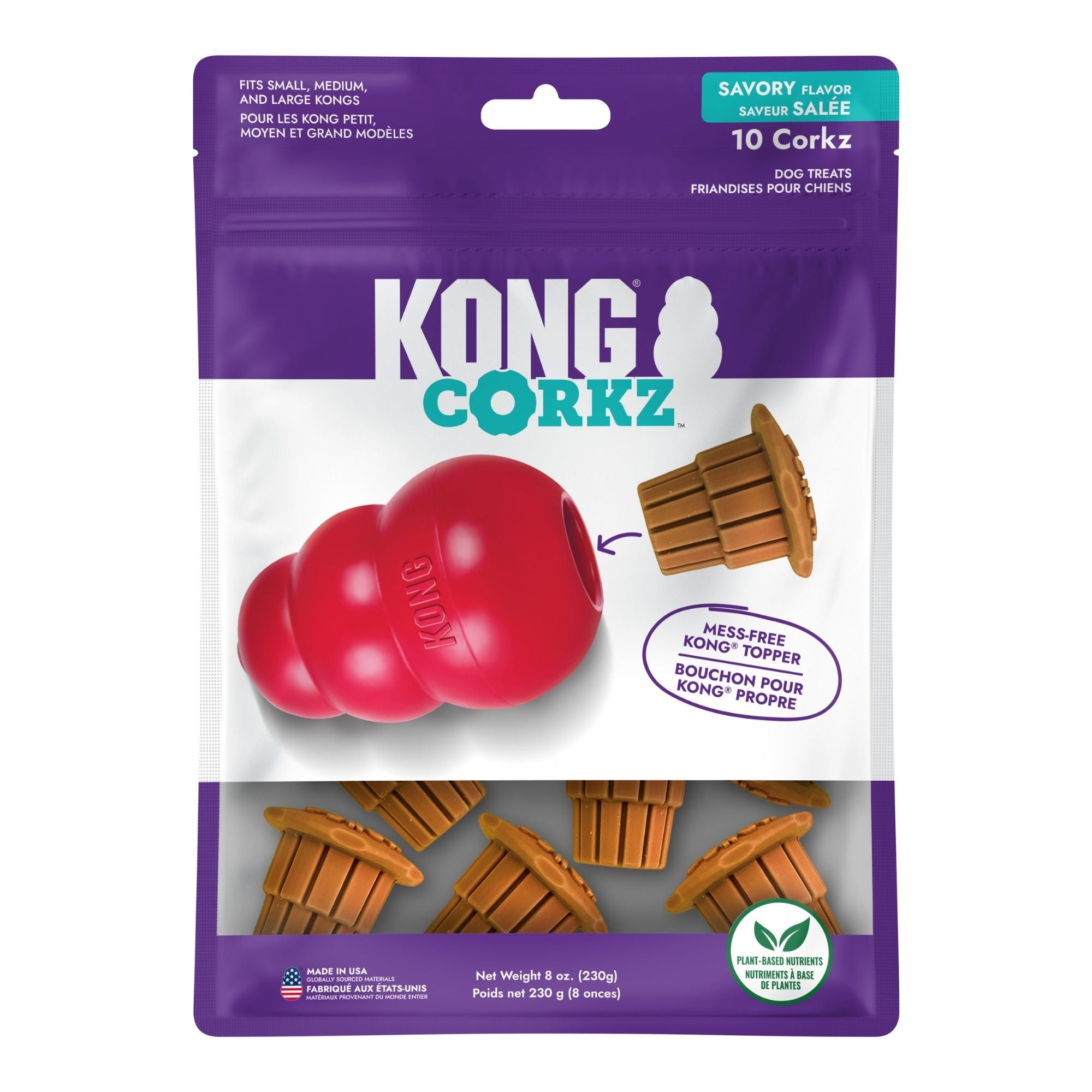 KONG Corkz Dog Treats 1ea/8oz.