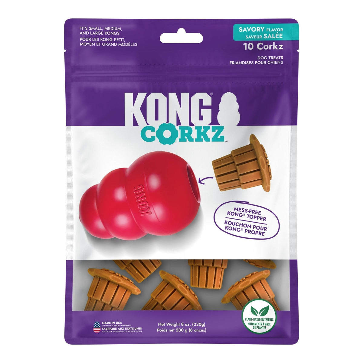 KONG Corkz Dog Treats 1ea/8oz.