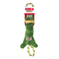 KONG Tugger Knots Frog Dog Toy Green 1ea/MD/LG