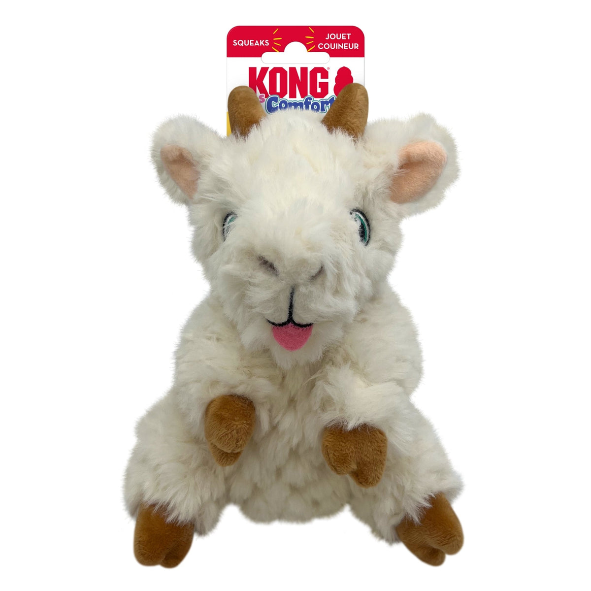 KONG Comfort Tykes Goat Dog Toy Small