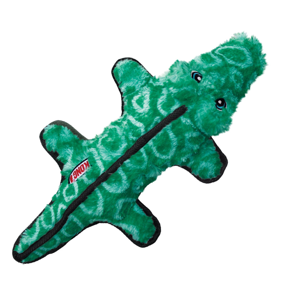 KONG Ballistic Ballistic Alligator Dog Toy Medium/Large