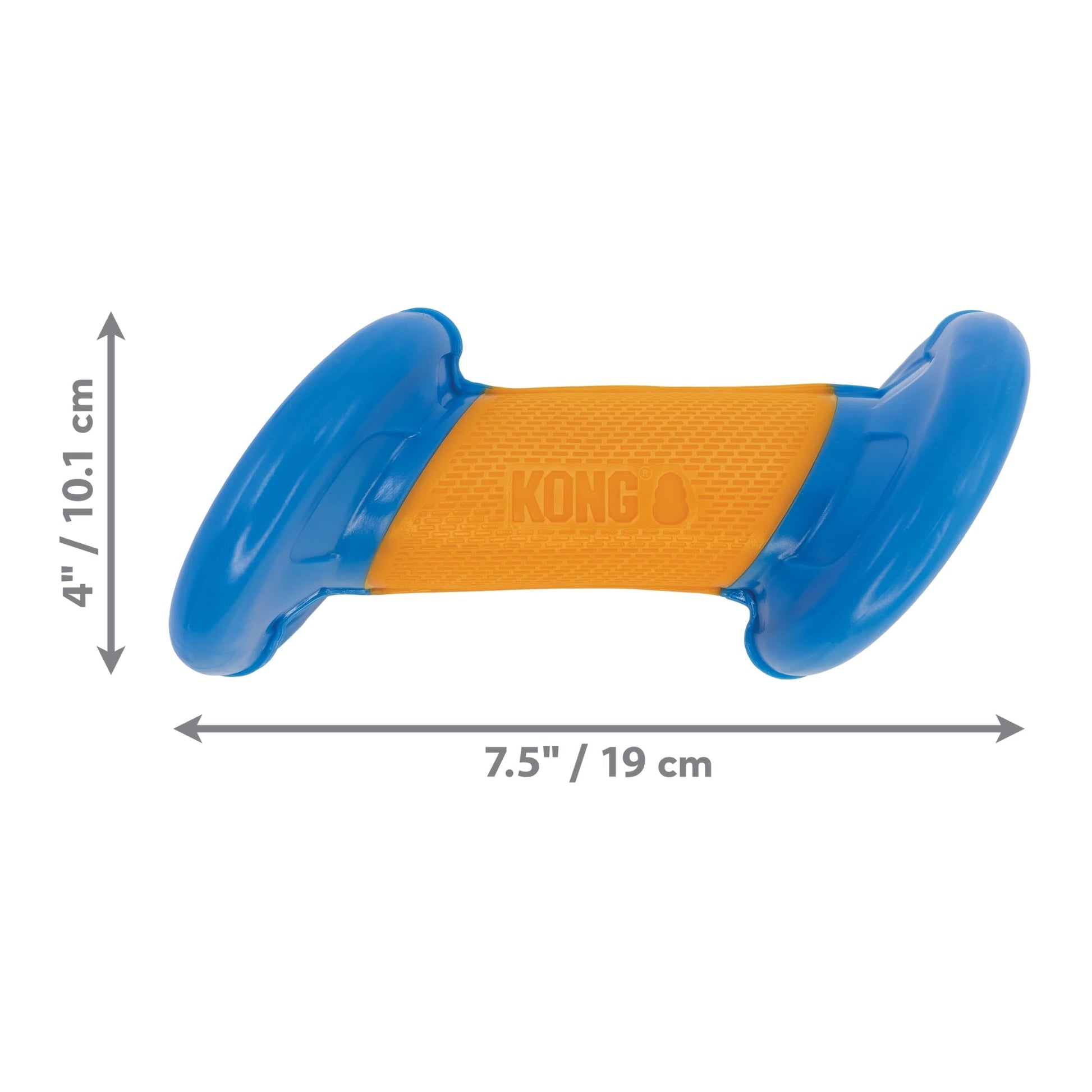 KONG Rambler Rattlez Dog Toy Dumbbell