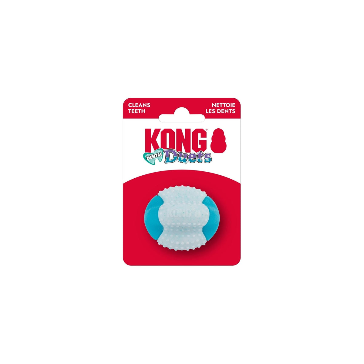 KONG Duets Dental Ball Dog Toy 1ea/XS/Xm
