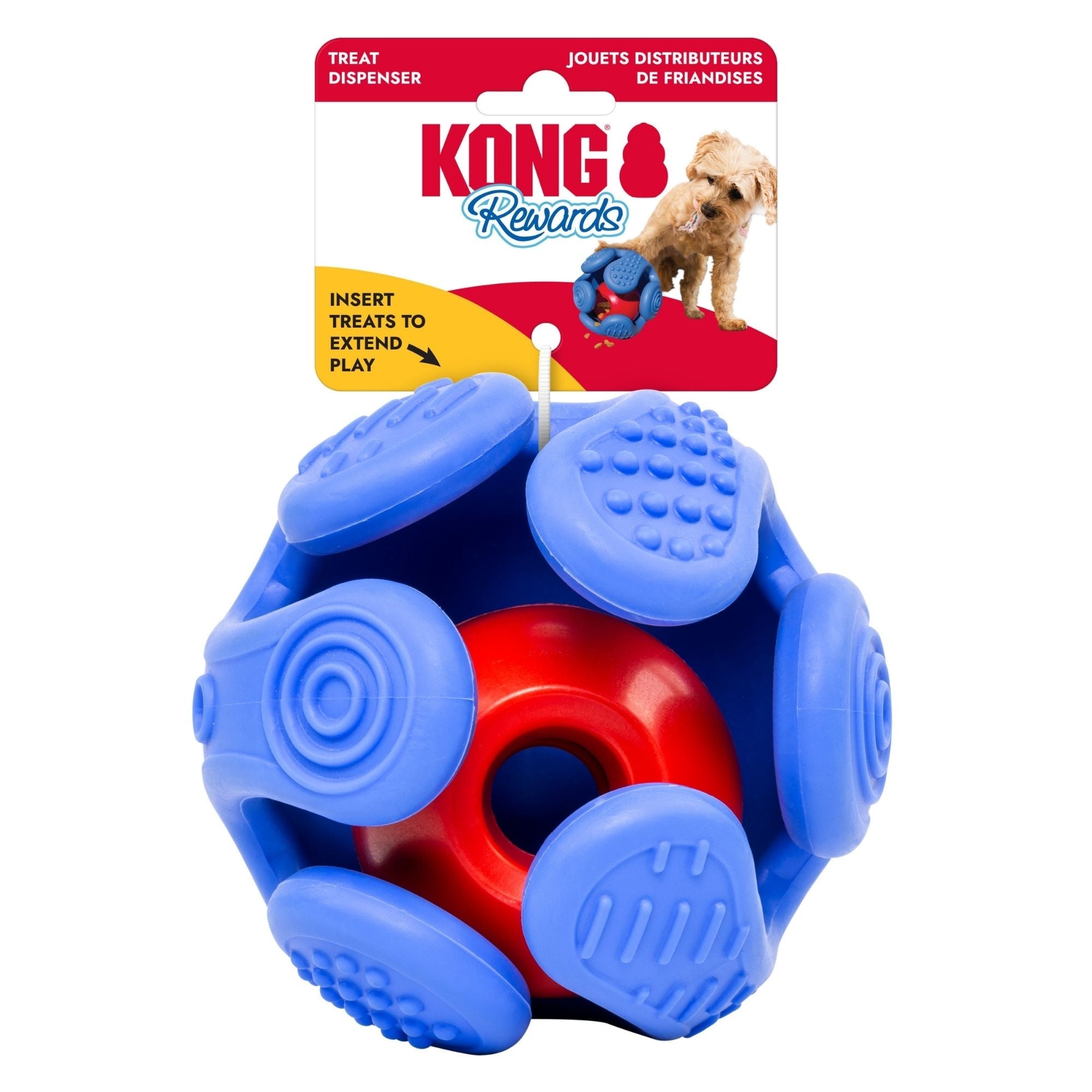KONG Rewards Wrapz Treat Dispenser 1ea/MD/LG