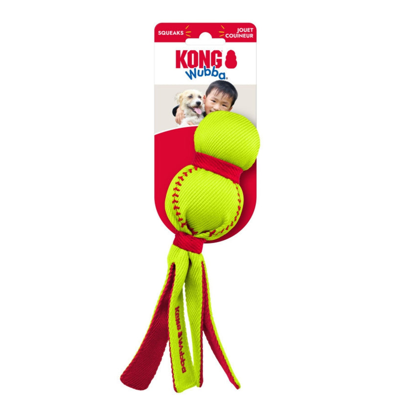 KONG Wubba Sport Softball Dog Toy Small