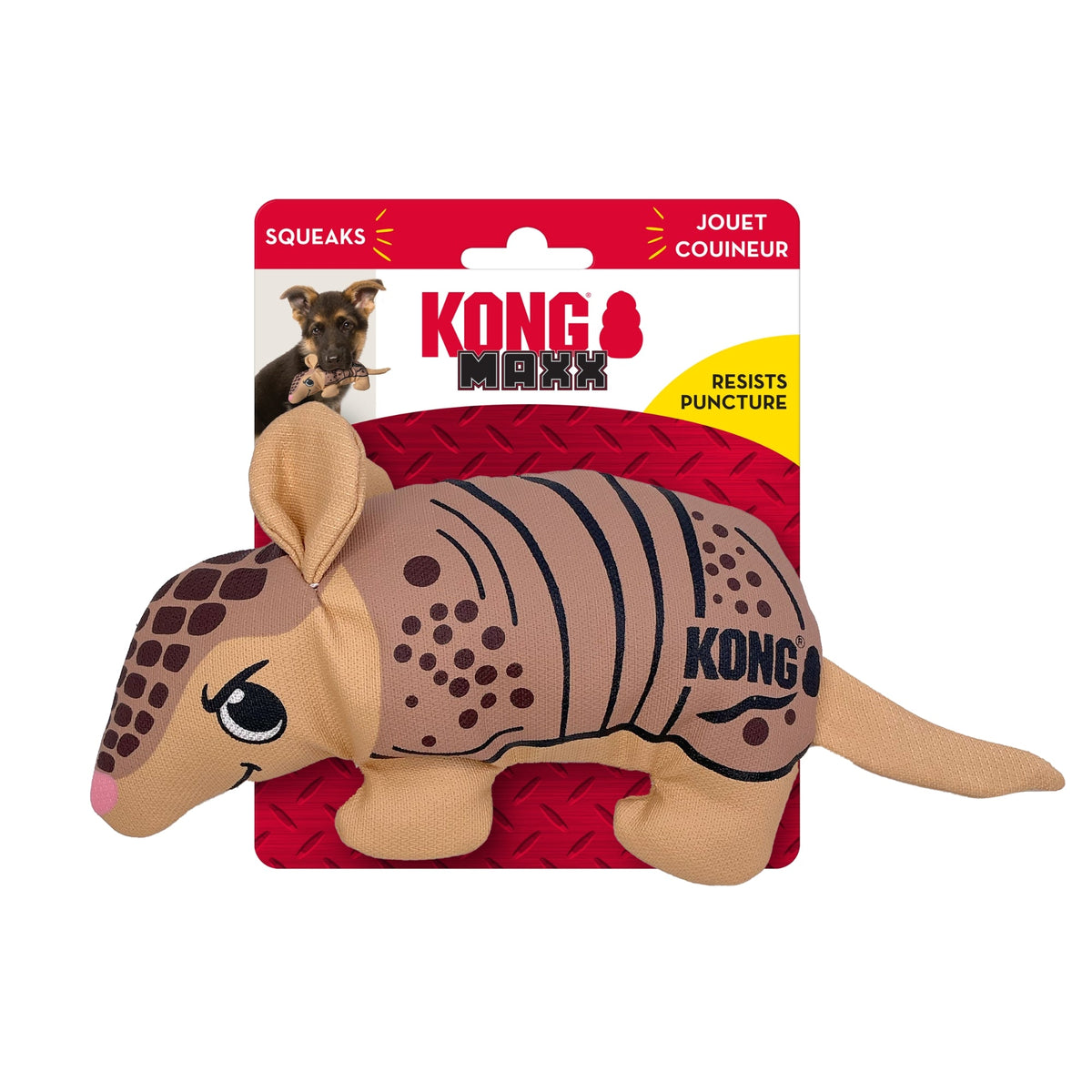 KONG Maxx Armadillo Dog Toy Small