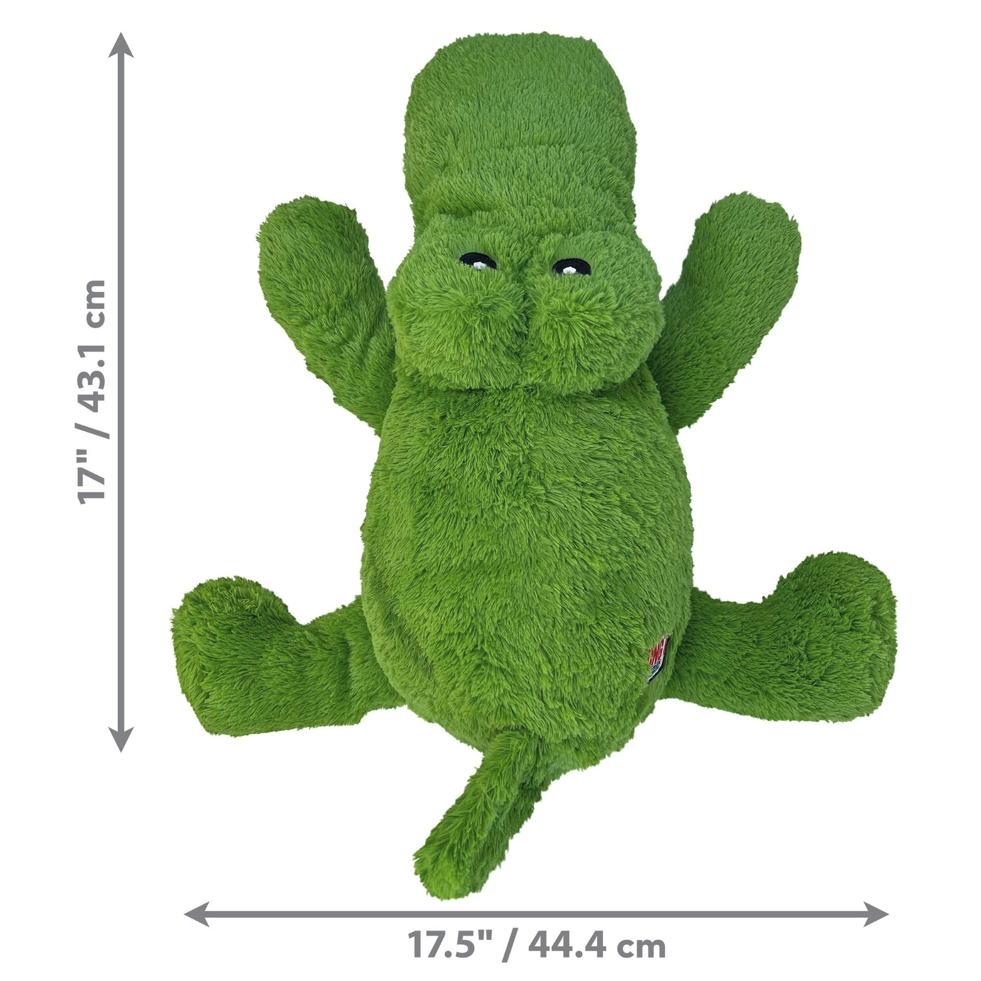 KONG Cozie Ali Aligator Dog Toy 1ea/Jumbo/XL