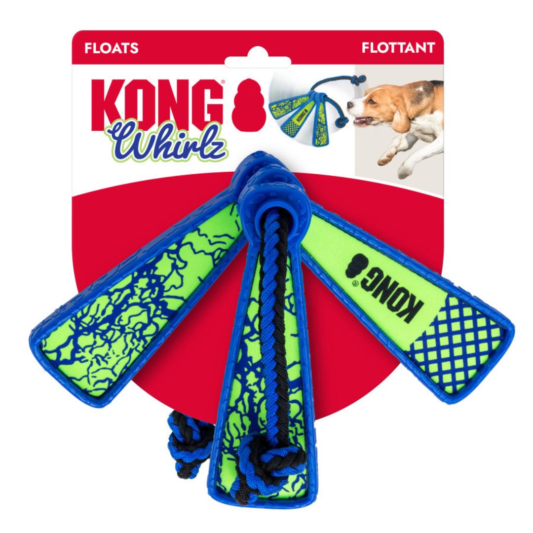 KONG Whirlz Rope Dog Toy  MD/LG