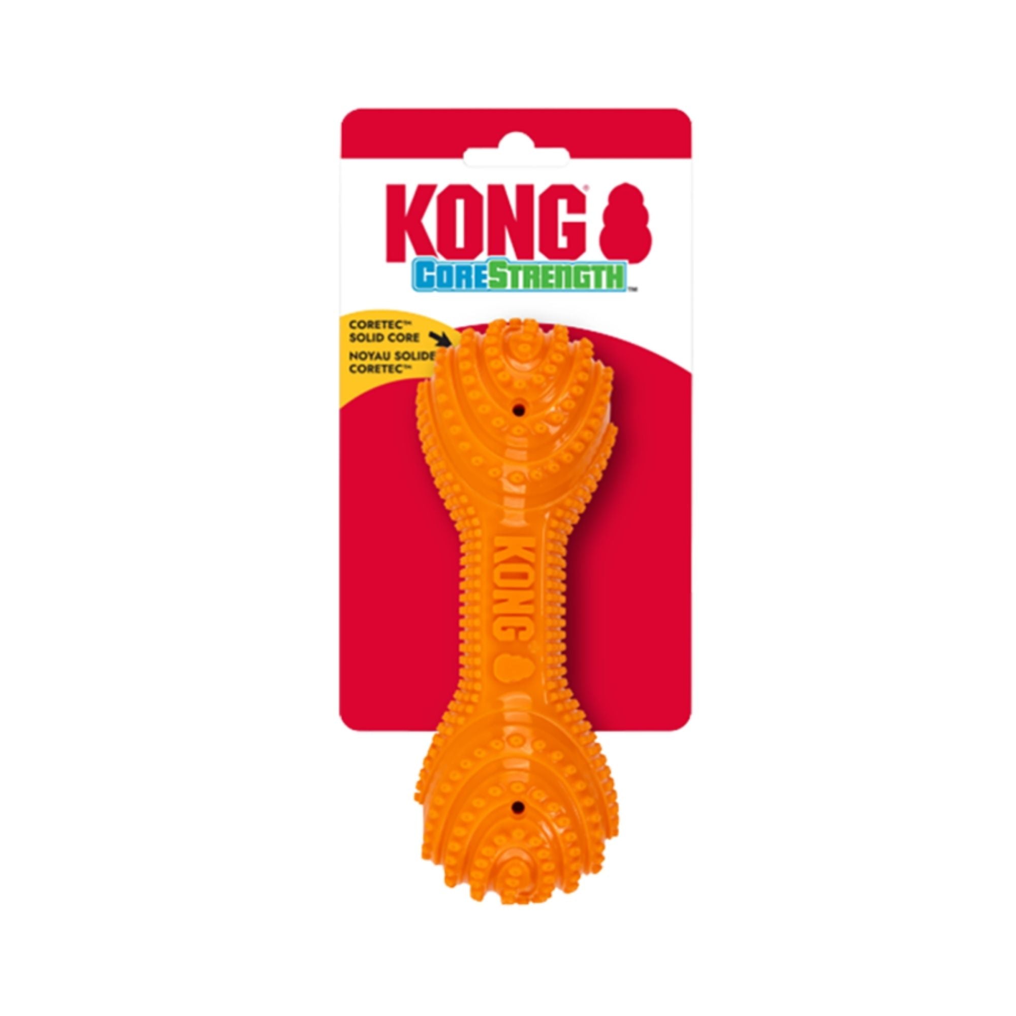 KONG Corestrength Dumbbell Dog Toy Assorted, 1ea/MD, LG