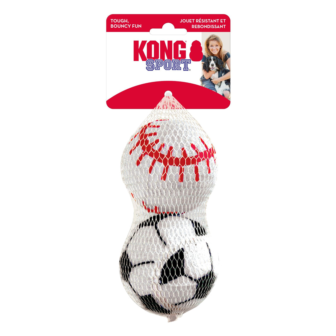 KONG Sport Balls Dog Toy Assorted Large 2pk