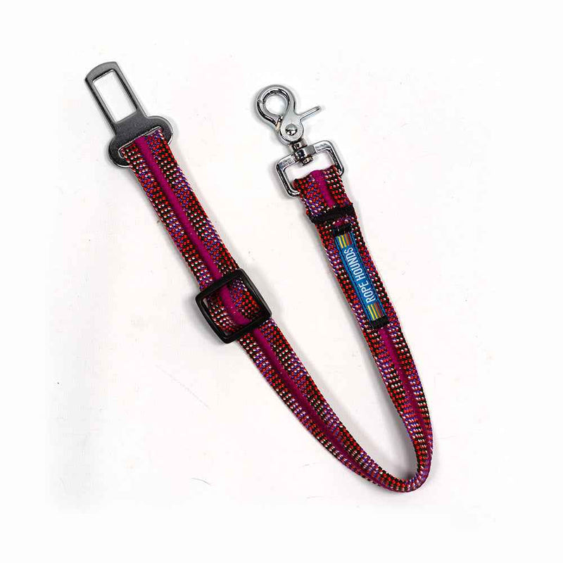 Dog Seat Belt - Pinks/Purples