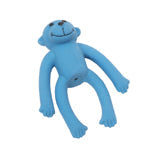 Coastal Li'l Pals Latex Monkey Dog Toy Blue 4in