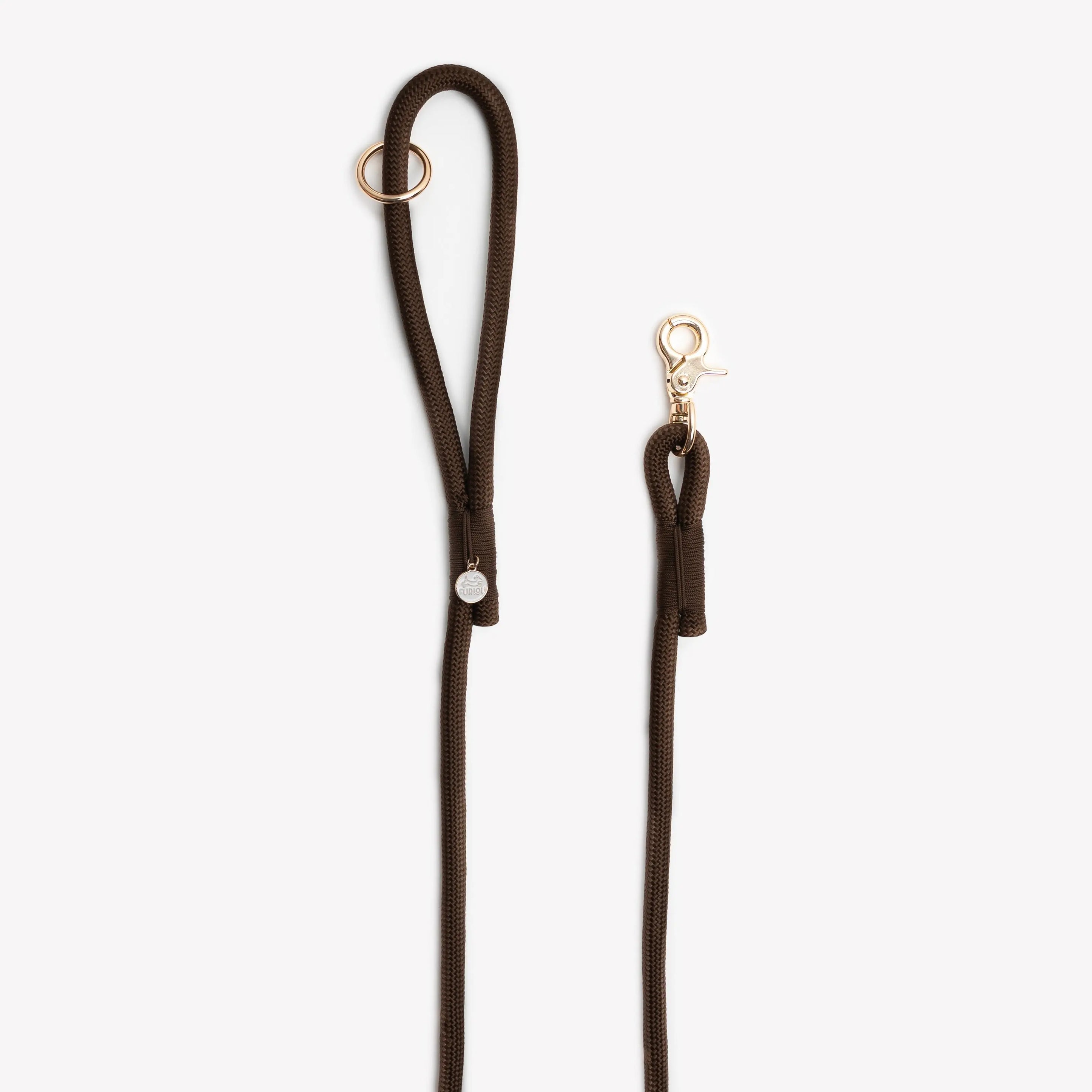 'Brown' - Braided Rope Leash FURLOU