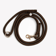 'Brown' - Braided Rope Leash