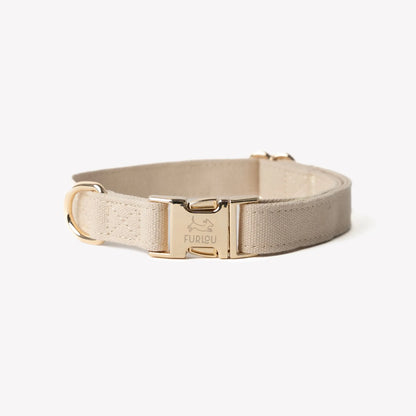 'Tan' - Canvas Dog Collar FURLOU