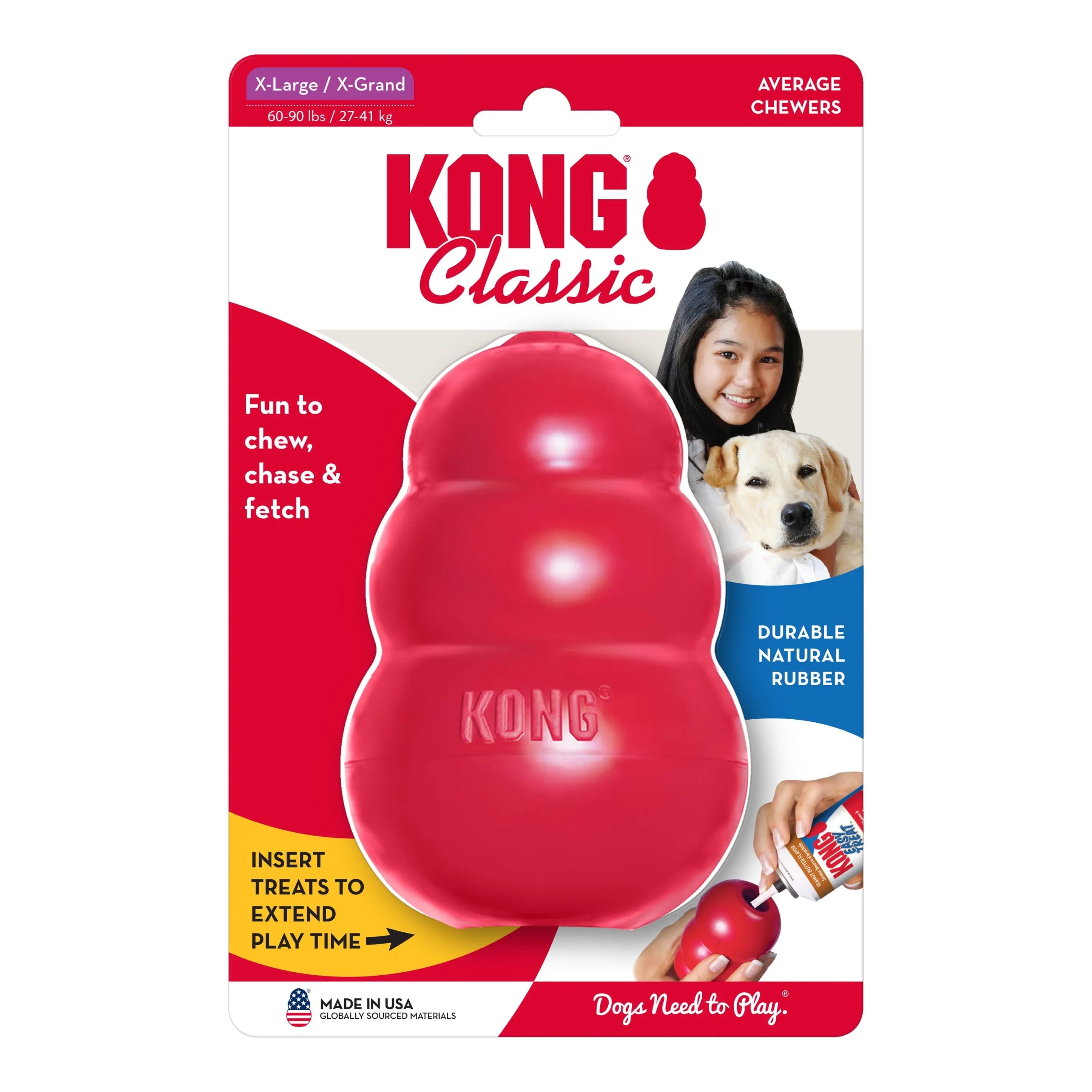 ® Classic Stuffable Dog Chew Toy, XL