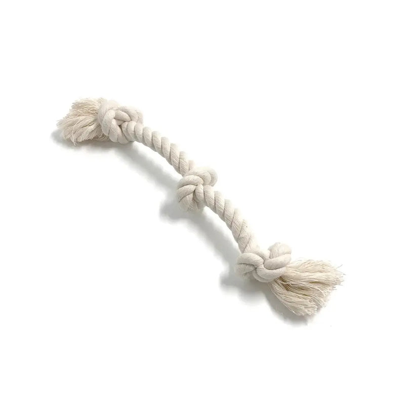 100% Organic Cotton Rope Dog Toy - 5 Sizes | Boba & Vespa