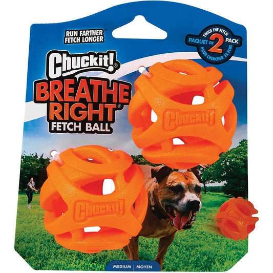 Chuck It! BREATHE RIGHT BALL MEDIUM 2PK CHUCKIT