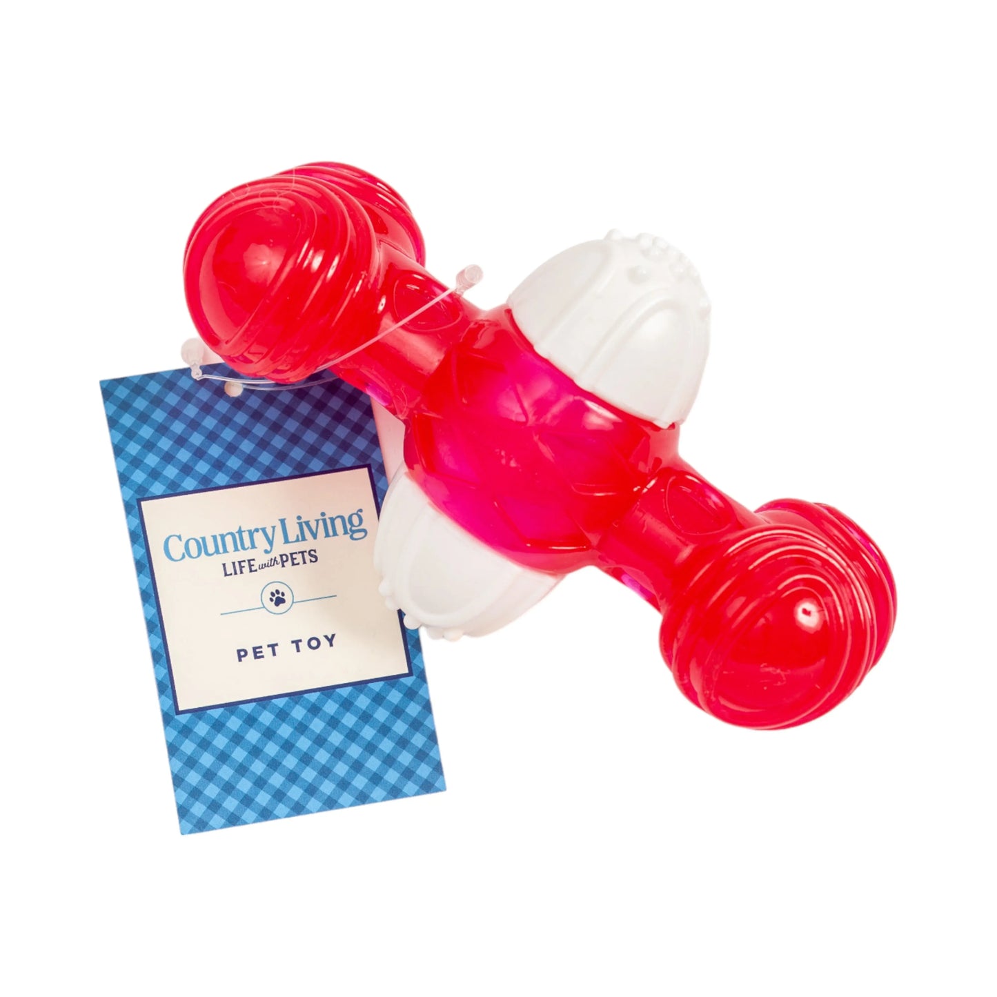 Country Living TPR & Nylon Quacker Bone Chew Toy for Dogs – with Engaging Quacking Sound American Pet Supplies